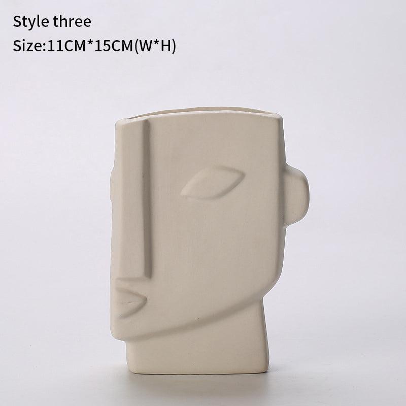 Abstract Face Vases