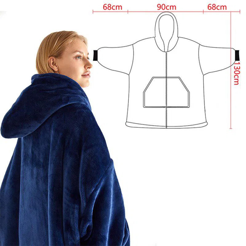 Olive Miles™ Fluffy Jacket Blanket