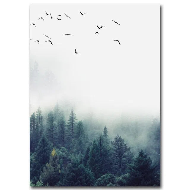 Forest Landscape Canvas Painting