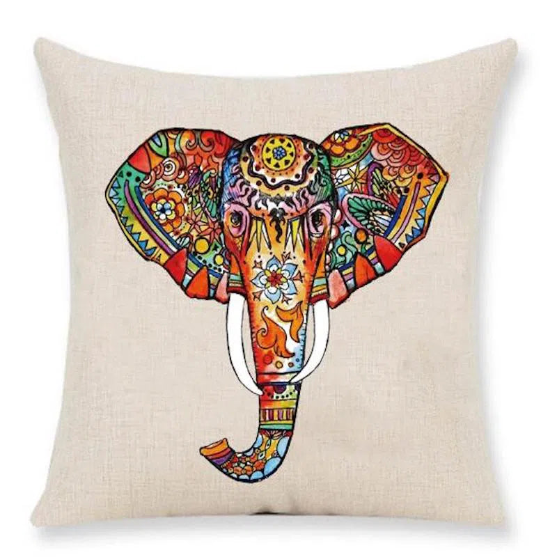 3D Elephant Pillow Case