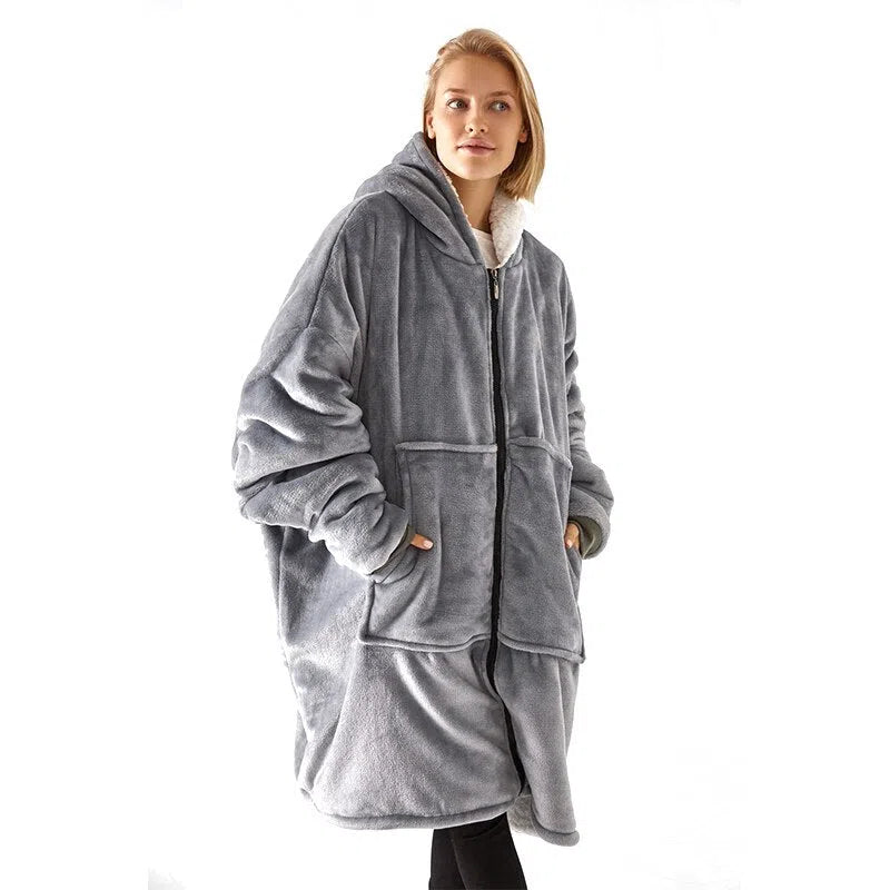 Olive Miles™ Fluffy Jacket Blanket