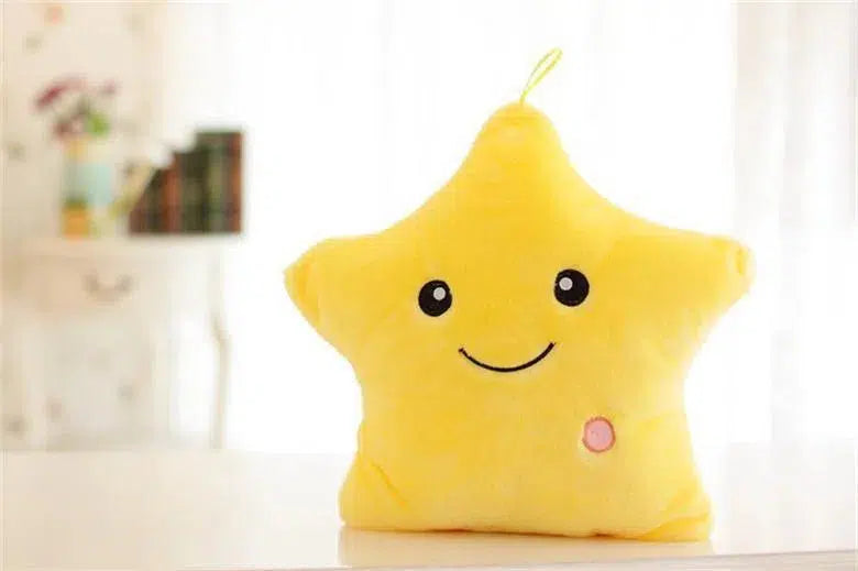 Soft Luminous Stuffed Star Pillow