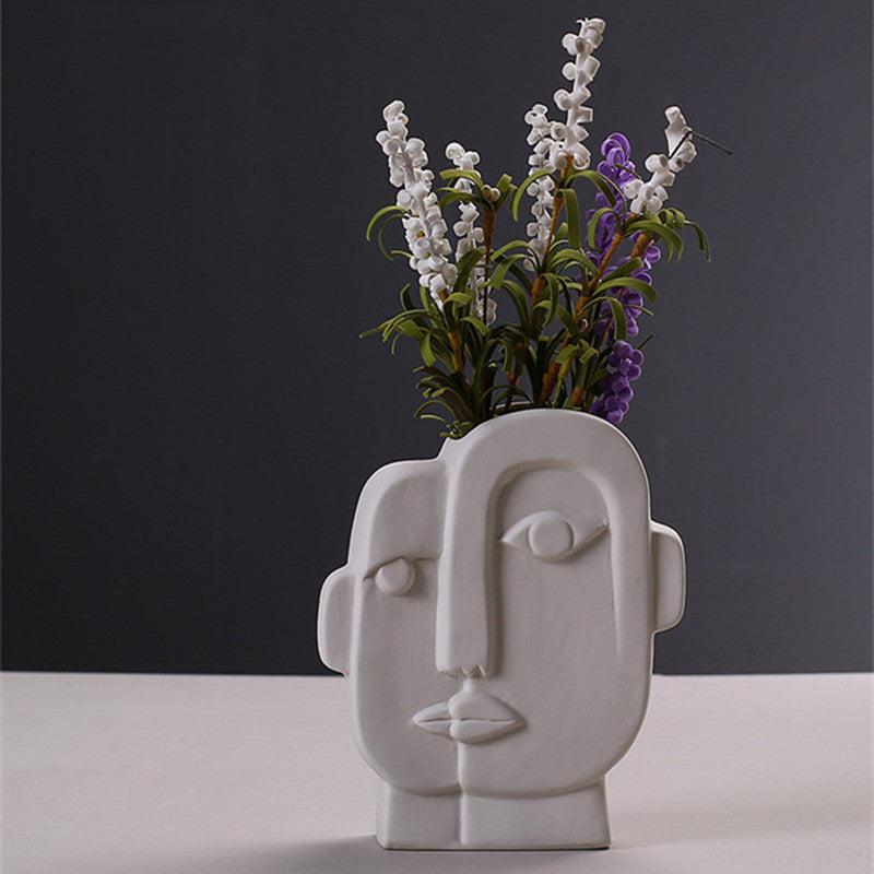 Abstract Face Vases