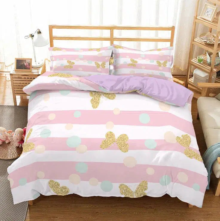 Butterfly Bed Cover Set-Olive Miles Home