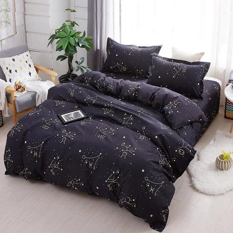 Star Constellation Bed Cover Set-Olive Miles Home