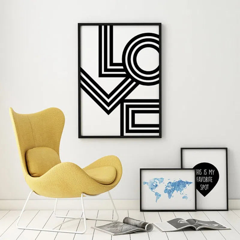 LOVE Wall Art Minimalist Print