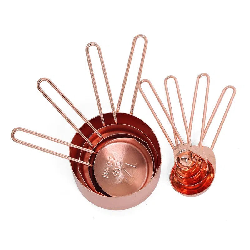 Marilyn Rose Gold Measuring Cups & Spoons