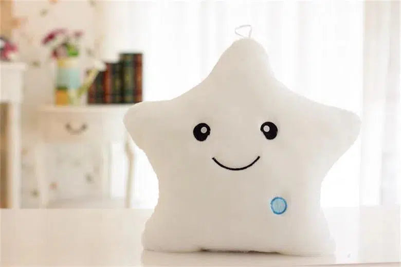 Soft Luminous Stuffed Star Pillow