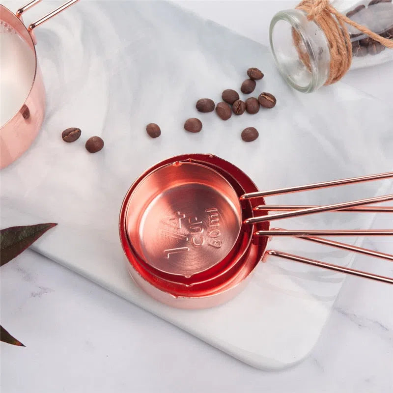 Marilyn Rose Gold Measuring Cups & Spoons