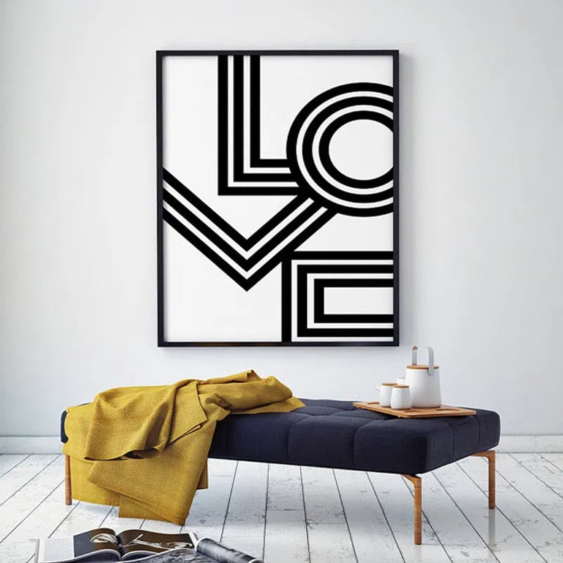 LOVE Wall Art Minimalist Print