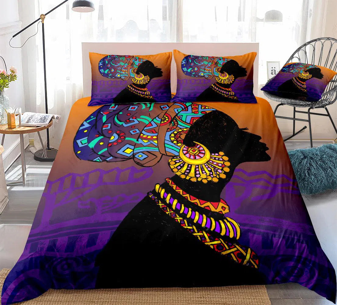 Oh Africa Bed Cover Set-Olive Miles Home