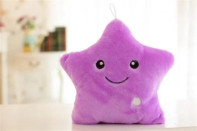 Soft Luminous Stuffed Star Pillow