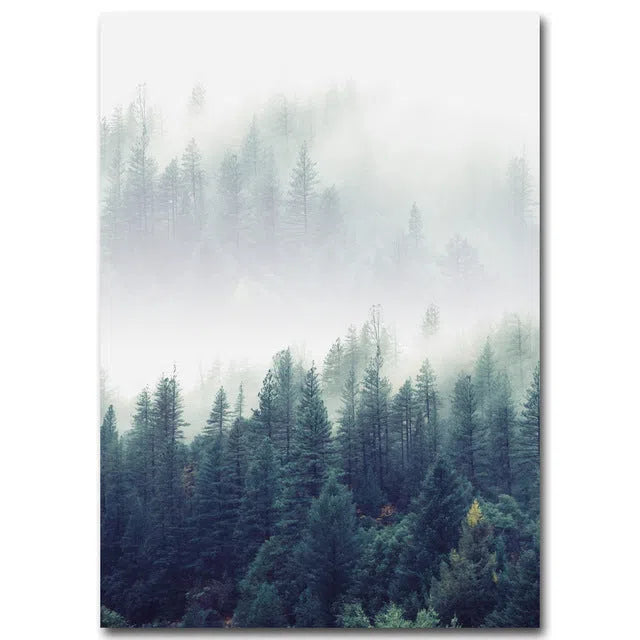 Forest Landscape Canvas Painting