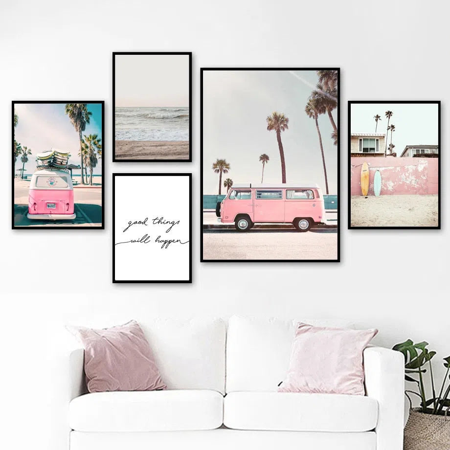 Summer Vibe Canvas Painting