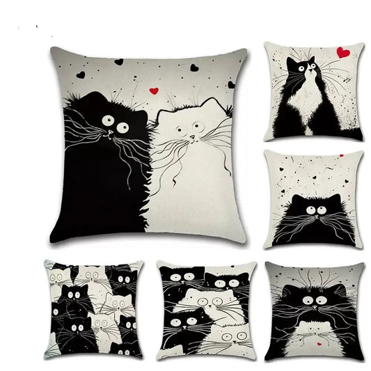 Anime Cat Pillow Case