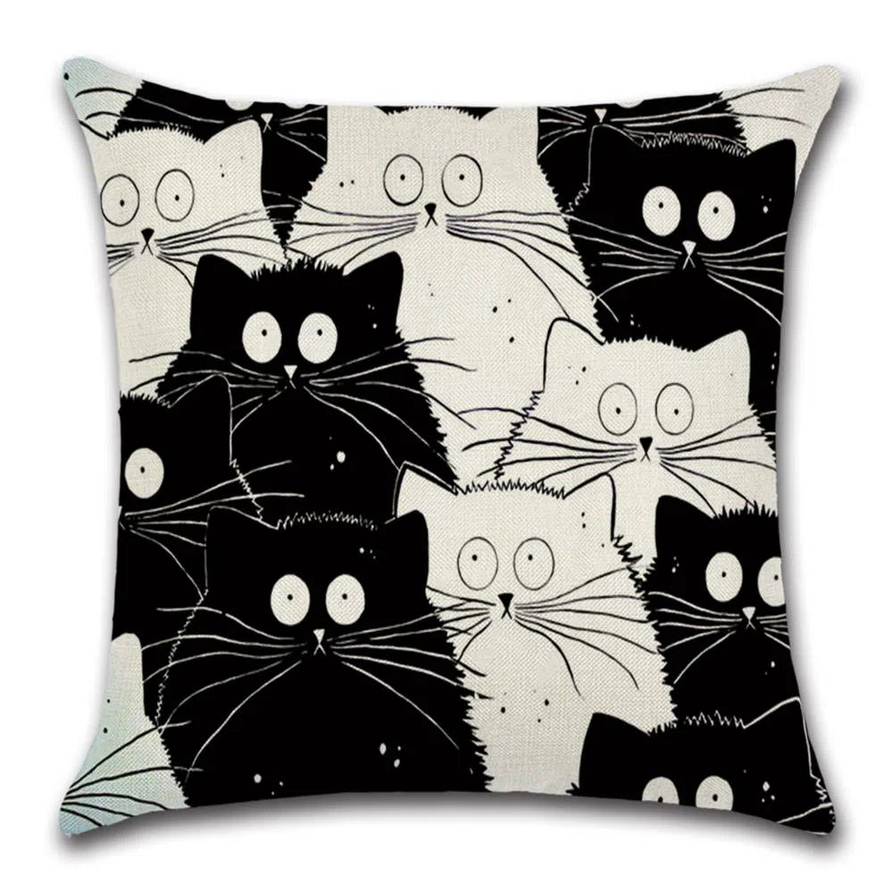 Anime Cat Pillow Case