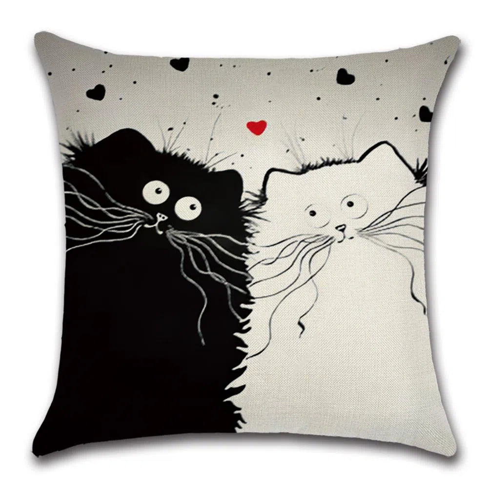 Anime Cat Pillow Case