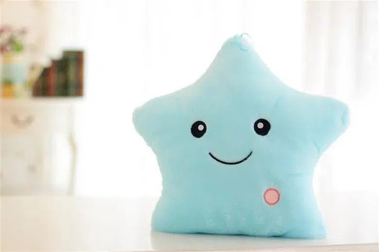 Soft Luminous Stuffed Star Pillow