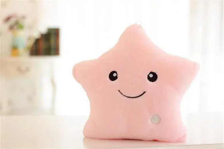 Soft Luminous Stuffed Star Pillow