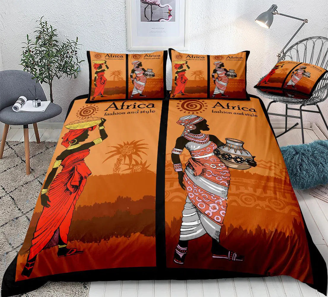 Oh Africa Bed Cover Set-Olive Miles Home