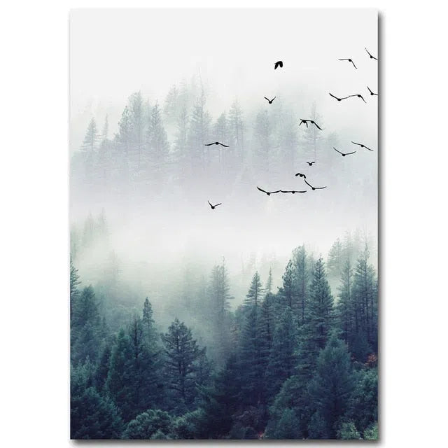 Forest Landscape Canvas Painting