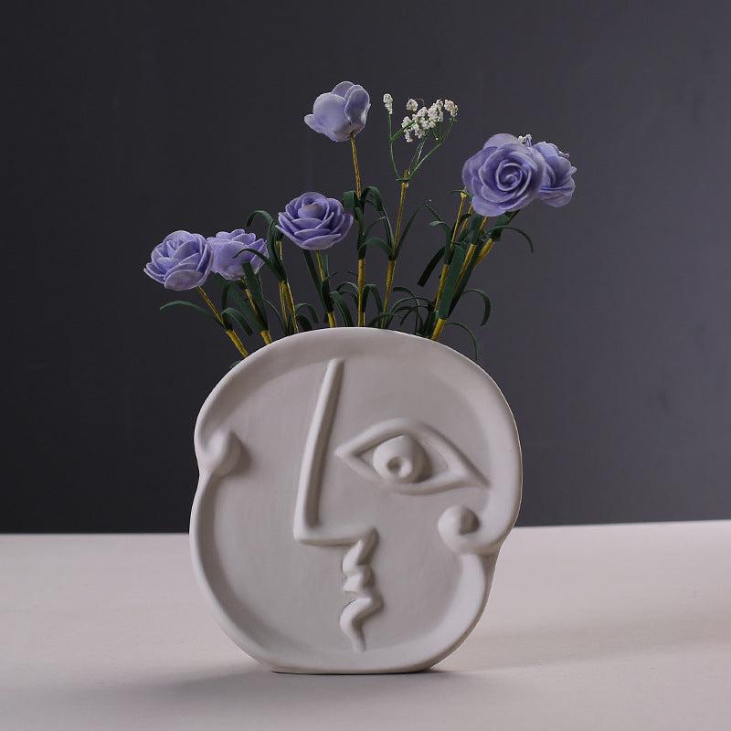 Abstract Face Vases