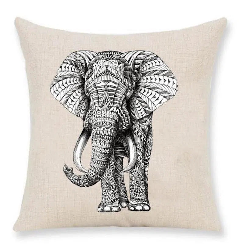 3D Elephant Pillow Case