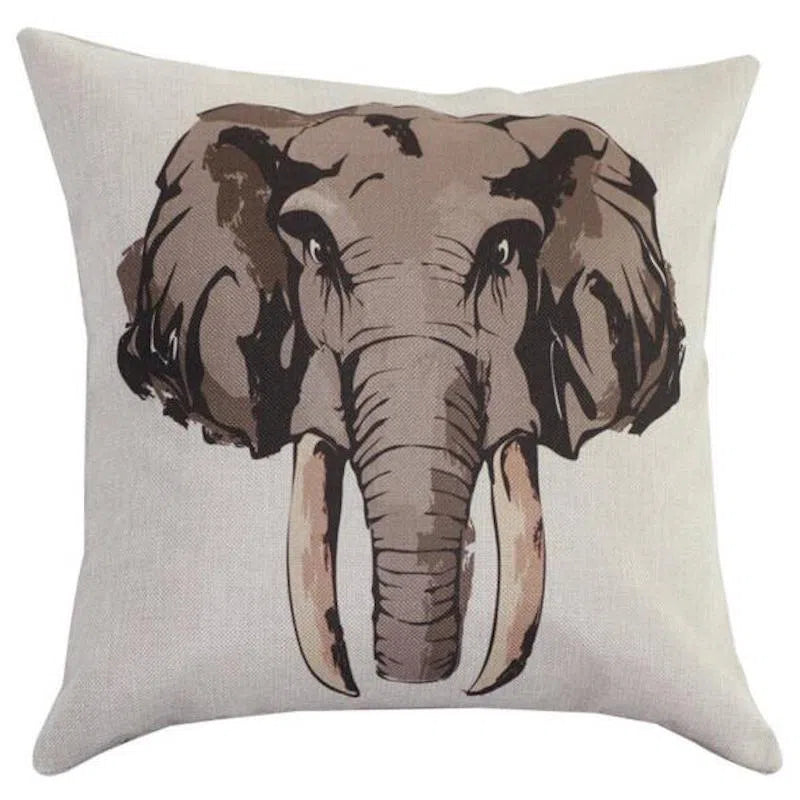 3D Elephant Pillow Case