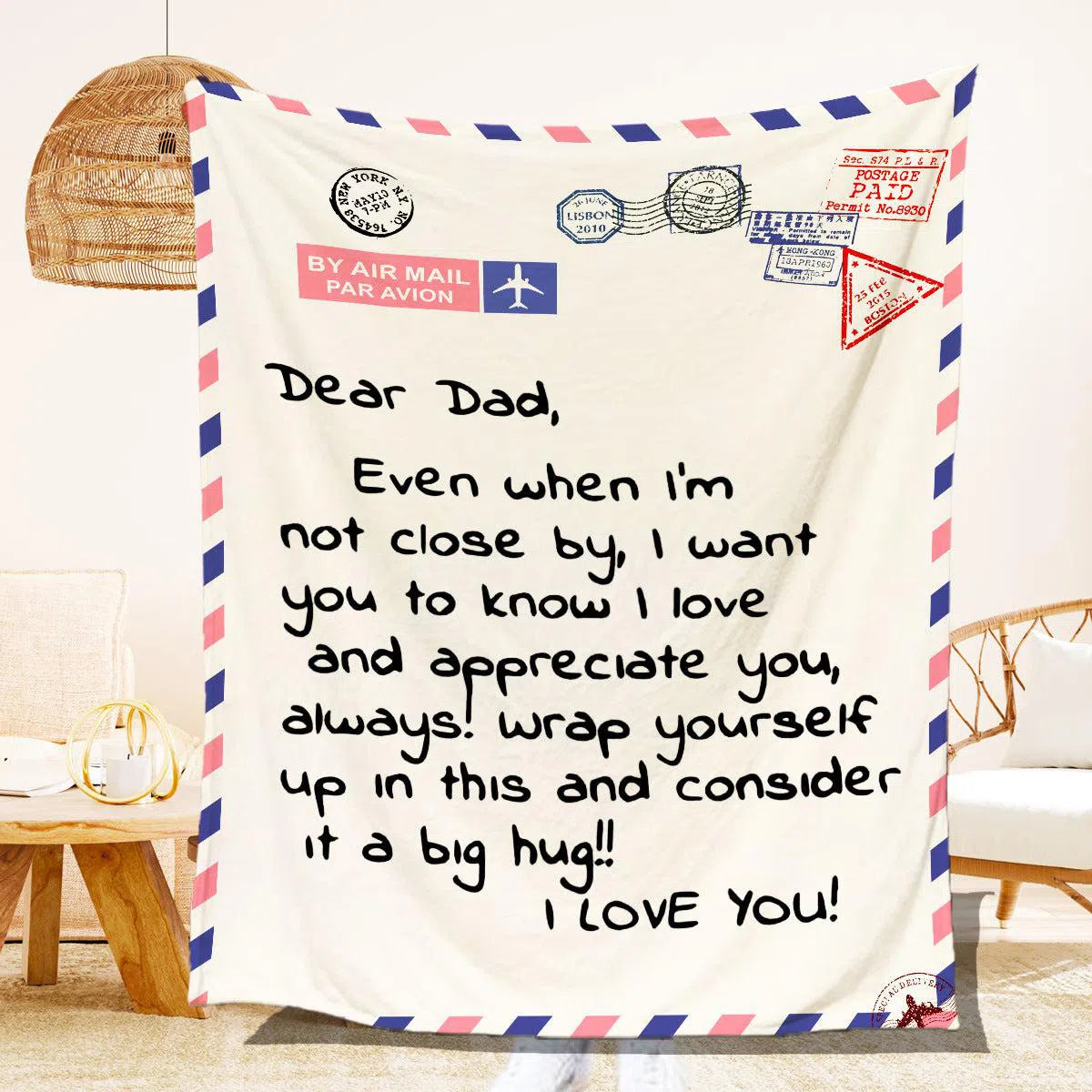 Home Letter Blanket