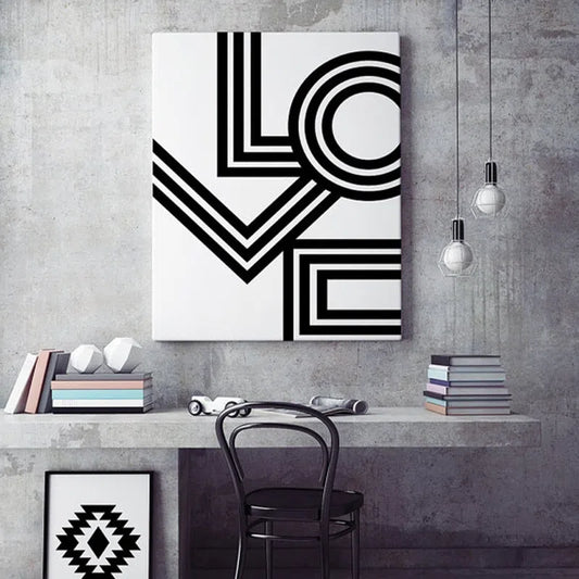 LOVE Wall Art Minimalist Print