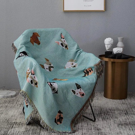 Cute Dog Throw Blanket