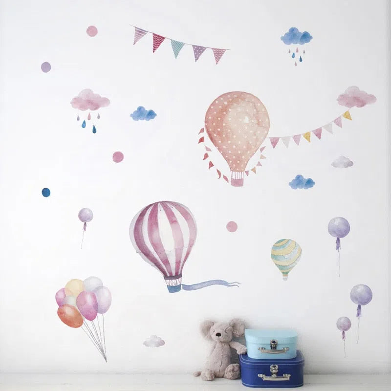 Hot Air Balloon Wall Stickers