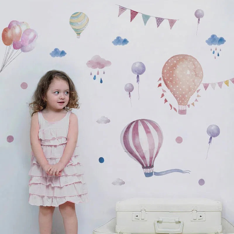 Hot Air Balloon Wall Stickers