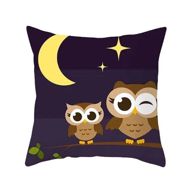 Cartoon Animal Pillow Case