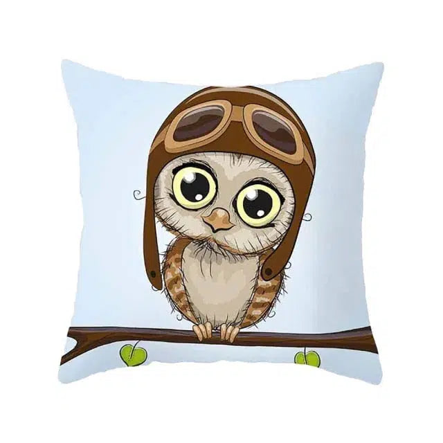 Cartoon Animal Pillow Case