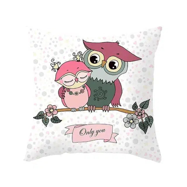 Cartoon Animal Pillow Case