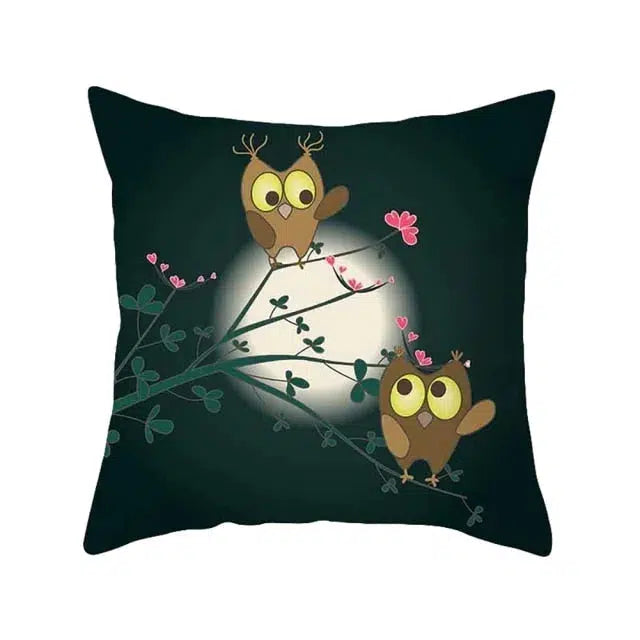 Cartoon Animal Pillow Case